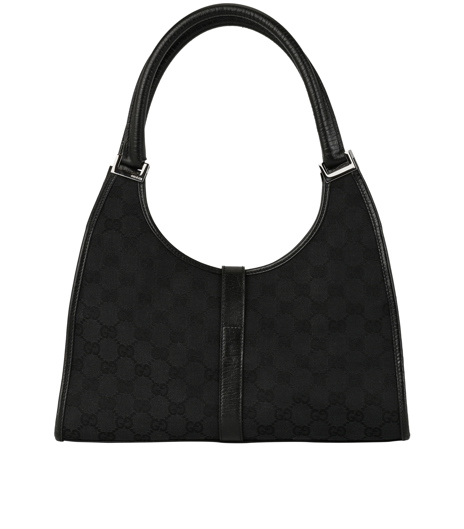 Vintage Jackie Bardot, &pound;375, Handbags, Black, Canvas, Back view